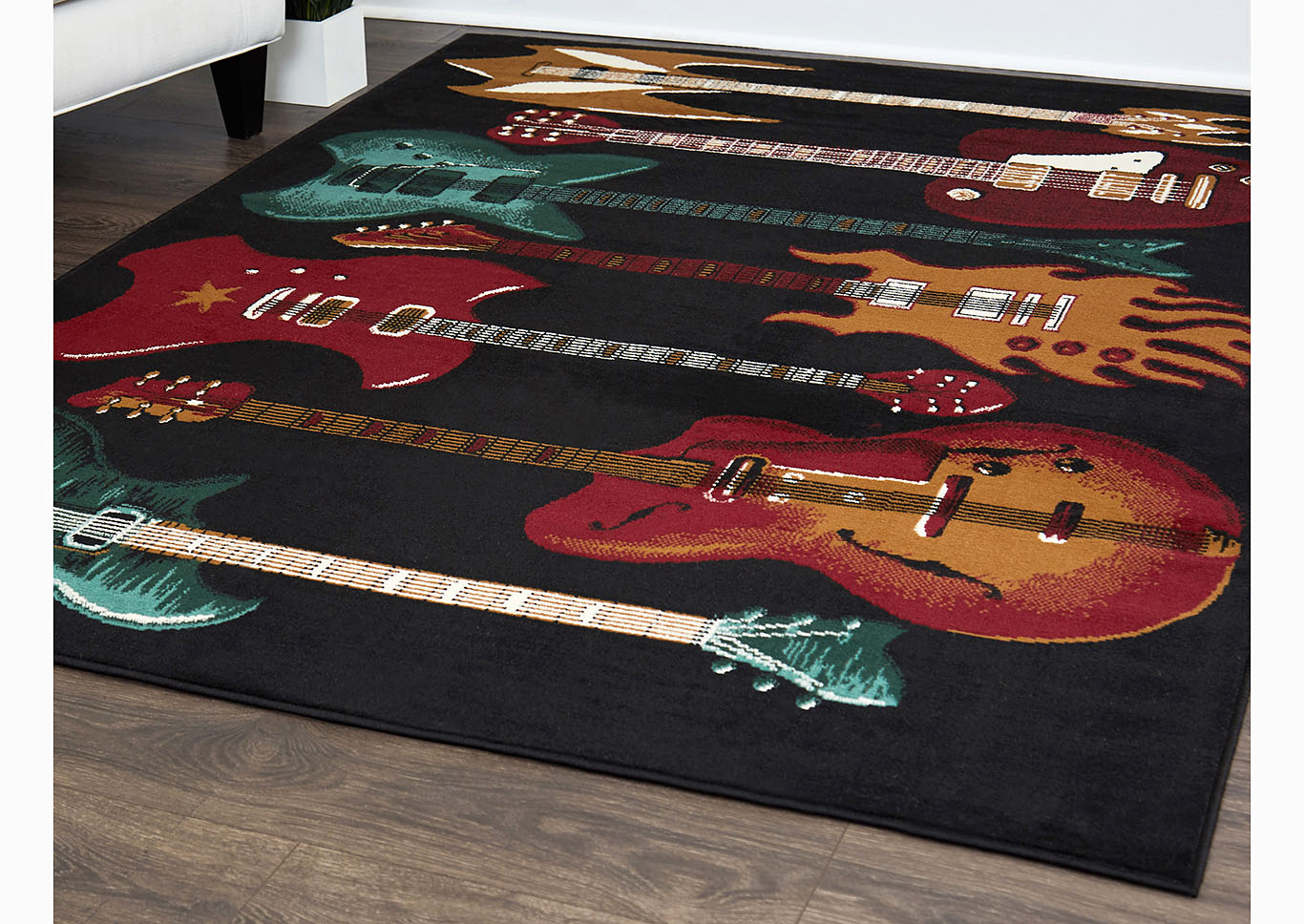 Zone Journey Black Area Rug,Home Dynamix